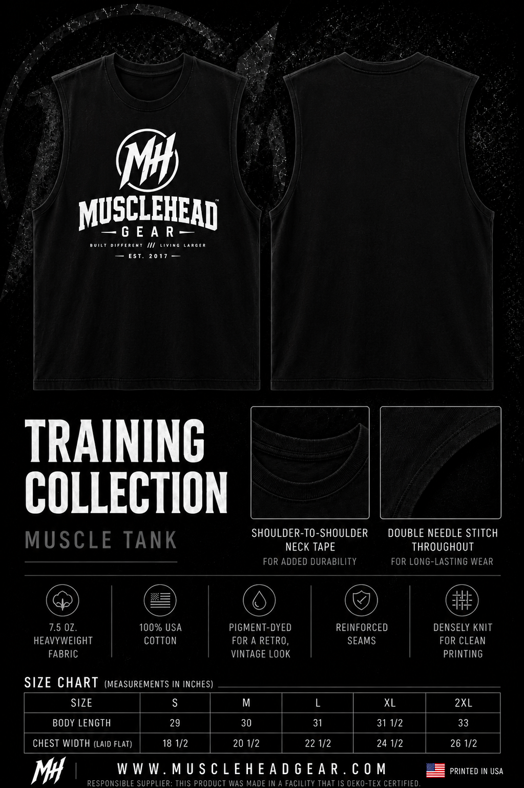MUSCLEHEAD CLASSIC Muscle Tank