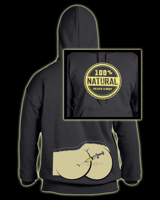 100% All Natural Syringe Hoodie